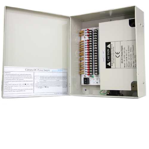 18 Channel 12V DC High Power CCTV Power Distribution Box